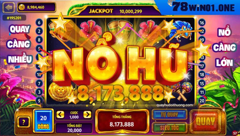 nổ hũ 78win